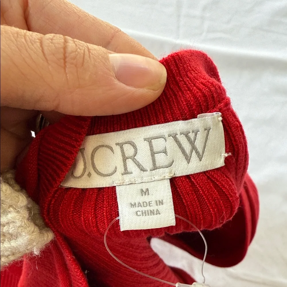 J Crew Red Sleeveless Knit Dress - Picture 6 of 7